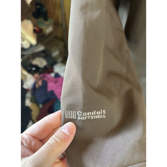 Mountain Hardwear Jacket Womens L Brown Full Zip Conduit Softshell Outdoors - Picture 5 of 16